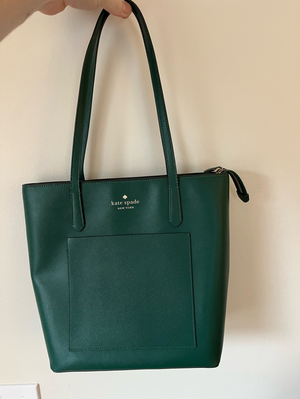 RARE Dark Green Kate Spade Tote - Picture 10 of 13